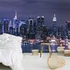 3d Wallpaper Modern City Night View Mural Living Room Tv Background Wall Mural Home Decoration