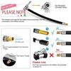 Car Quick Air Pump Extension Tube Connection Hose Tire Quick Air Pump Chuck Air Tube Set Pump Accessories