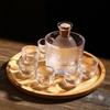 Chixing Er'ma Tavern Hammered Glass Sake Set