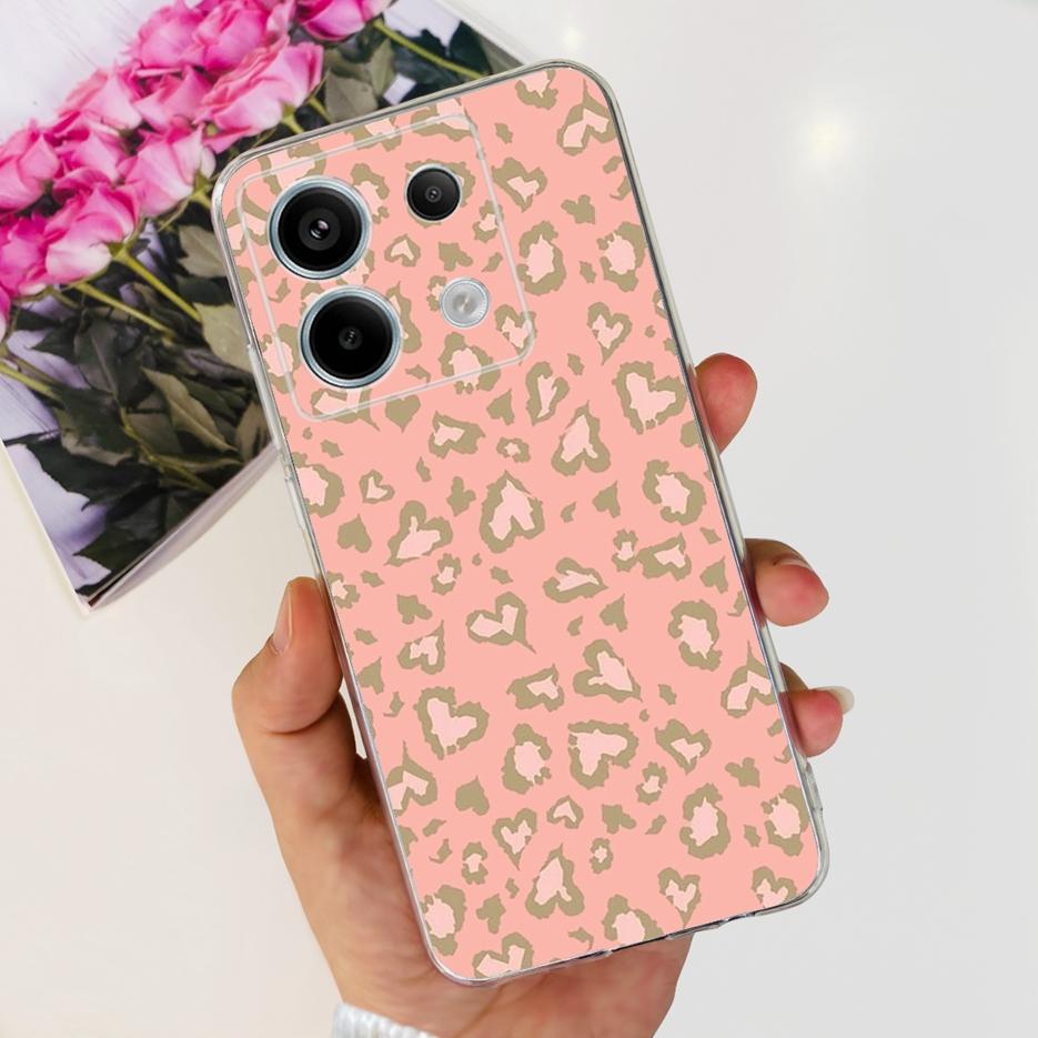 For Xiaomi Poco X6 5G Case Luxury Painted Cover Clear Silicone Phone Case For Xiaomi Poco X6 Pro PocoX6 X6Pro Soft Fundas Bumper