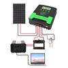 12/24V MPPT Solar Charge Controller 20A 30A 40A 50A 60A WiFi Solar Panel Regulator LCD USB for Lifepo4 Lead Acid Lithium Battery