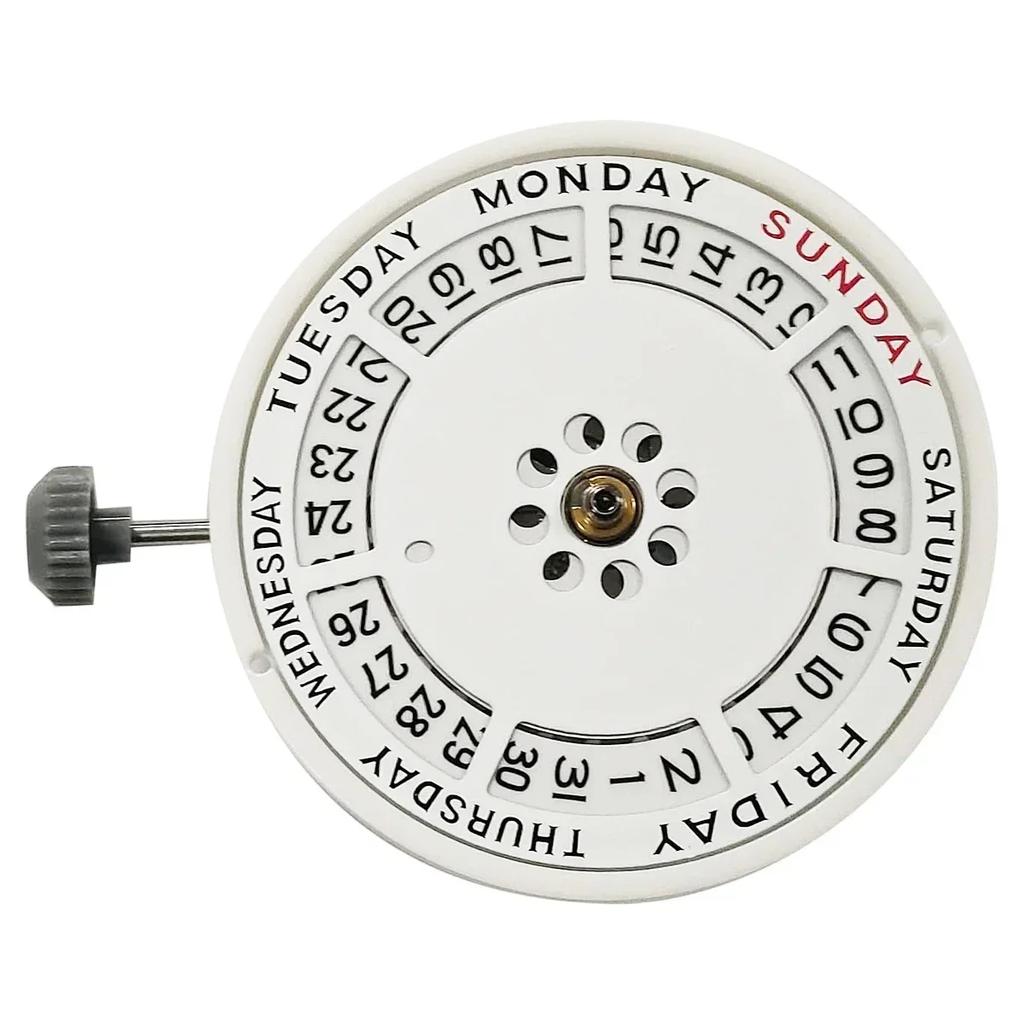 8285 Automatic Mechanical Movement Double calendar Mod Day-Date Watch Mechanism with Week at12:00/Date at 3:00 O'clock 21 Jewels