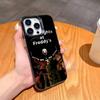 Five Nights At F-Freddys Fnaf Phone Case For iPhone 17,16,15,14,13,12,11 Plus,Pro Max,XS,Colored Silver Plated Inside Cover