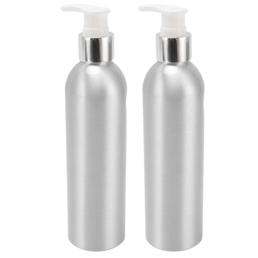 Aluminium Soap Dispenser Heat Resistant Reusable Hand Lotion Bottle Shower Dish Dispenser for Lotion Shampoo Massage Oil