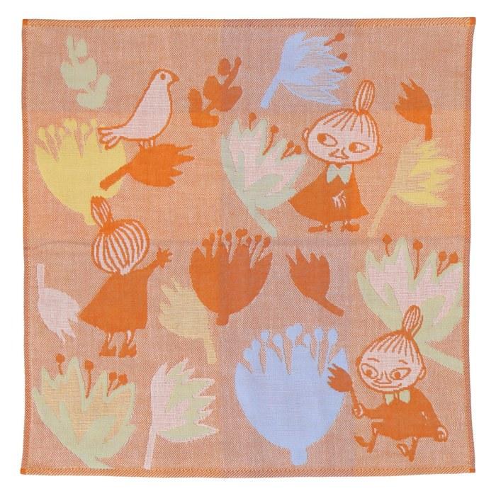 MOOMIN Handkerchief Unisex 3-Layer Gauze 28406517 Little My 28406517A Orange, 34cm x 34cm
