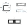 Multi-functional Metal Under Desk Mount Anti-Scratch Organizer Under Desk Shelf Storage Bracket Laptop Under Desk Home