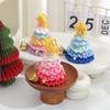 Cross-border Plush & Yarn Crochet Christmas Ornaments, Small Tree Decor & Car Pendants