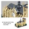 Cathédrale Notre-Dame de Paris Building MOC Toy Educational Building Block Famous Architecture Kit Children's Gift No.T2106