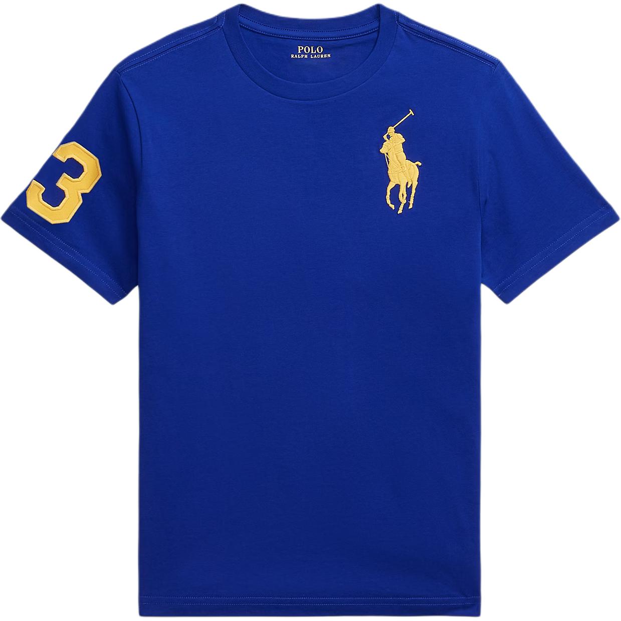 

Дитяча футболка Polo Ralph Lauren Бавовняна З круглим вирізом З коротким рукавом Дитячий одяг 323832907-065 XL
