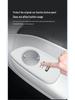 Silicone Cup Holder Mat for 26 Xiaopeng X9 Models (Third Row, Extended Range)