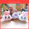 Adorable Plush Bunny Coin Purse Cute Keychain Doll Soft Stuffed Animal