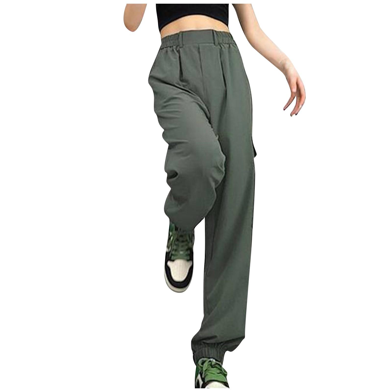 

Женские повседневные однотонные утягивающие солнцезащитные брюки из ледяного шелка, быстросохнущая рабочая одежда, брюки XL