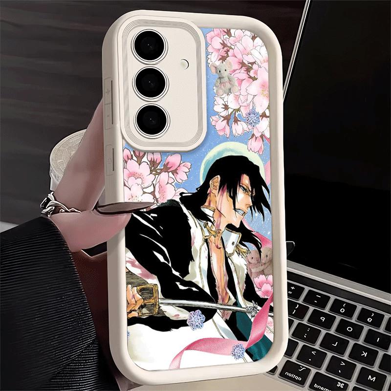 Phone Case for Samsung Galaxy A17 A16 A15 A14 A13 Bleach Kuchiki Byakuya A56 A36 A26 A55 A35 A25 A54 A34 A24 A53 A33 A23 A07 A06