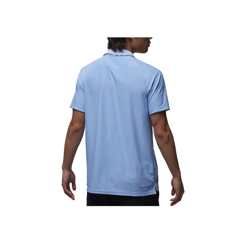 Jordan Solid Color Casual Pullover Short Sleeve Polo Shirt Men Tops Blue DZ0550-425