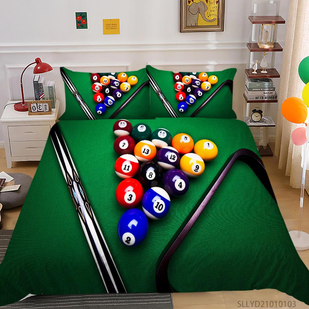 Ball Series Digital Printing Bedding Two Or Three-Piece Set Polyester