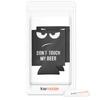 Kwmobile 2x Can Cooler Cover for Cans Can Cooler Holder X 10 Cm Touch My Beer Design 330ml/355ml - 6.5 - Don't