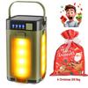 Solar Camping Light, Foldable Portable Lantern,2000/2400mAh Power Bank Outdoor Hanging Tent Light for Hiking, Emergency, Tourism