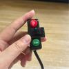 Bicycless LED Light Horn Button Scooter Horn Headlight Switches Electric Bicycles Headlight Horn Turn Signal Light