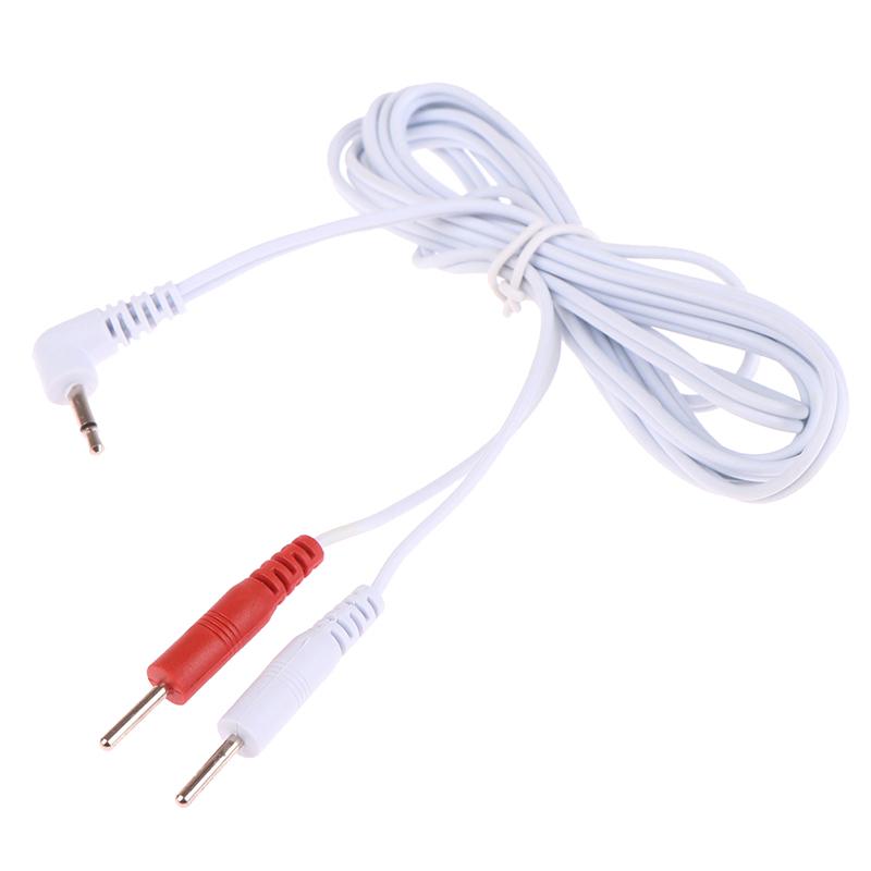 2.5Mm Electrotherapy Electrode Lead Wires Cable For Tens Massager Cable 1.5M