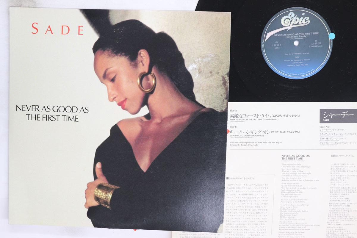 

12inch Record SADE Never As Good As The First Time 123P727 EPIC 1985 Japan SoulFunk Used