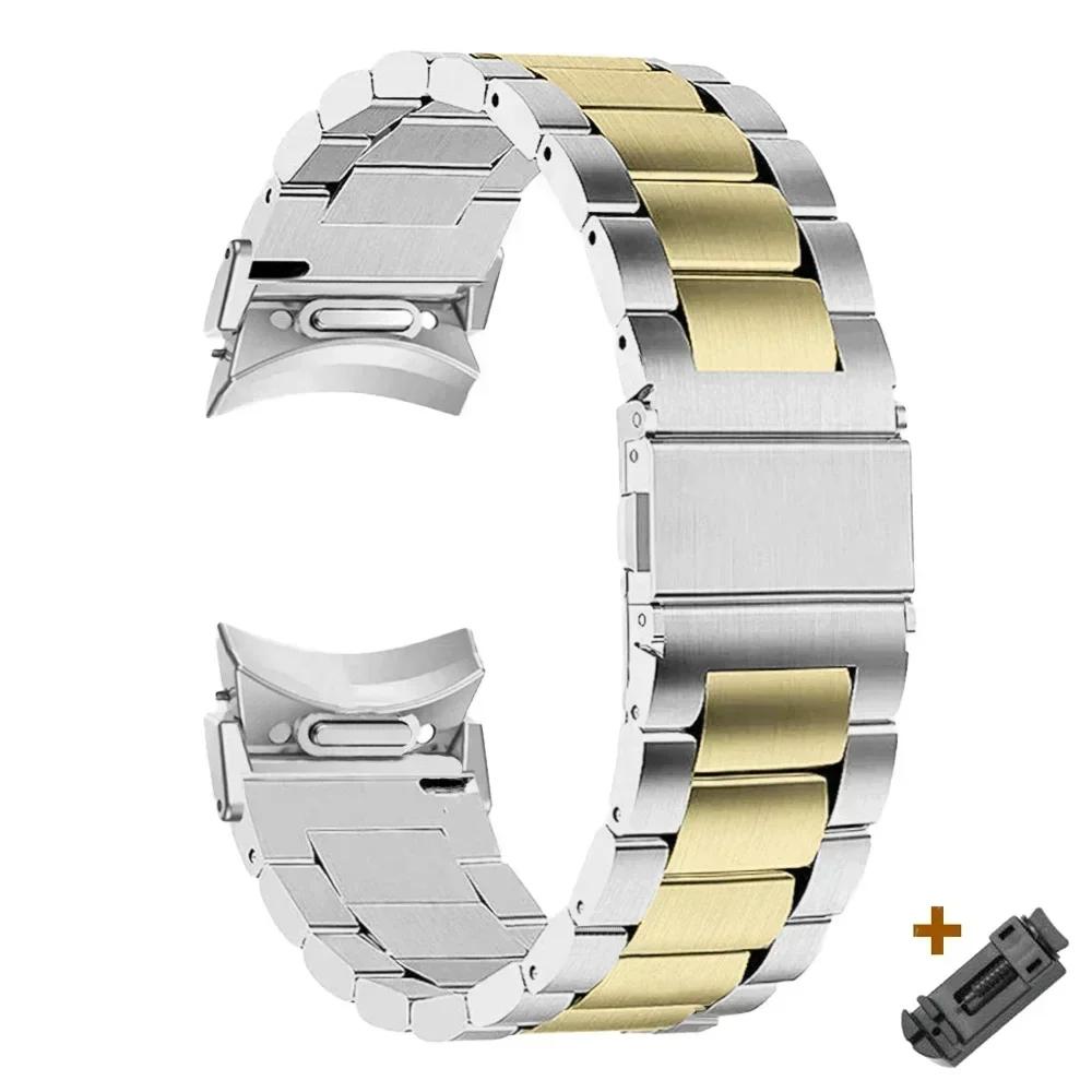 No Gaps Stainless Steel Band for Samsung Galaxy Watch 7 6 5 4 40mm 44mm 5Pro 45mm Metal Bracelet for 6Classic 43/47mm Wristband