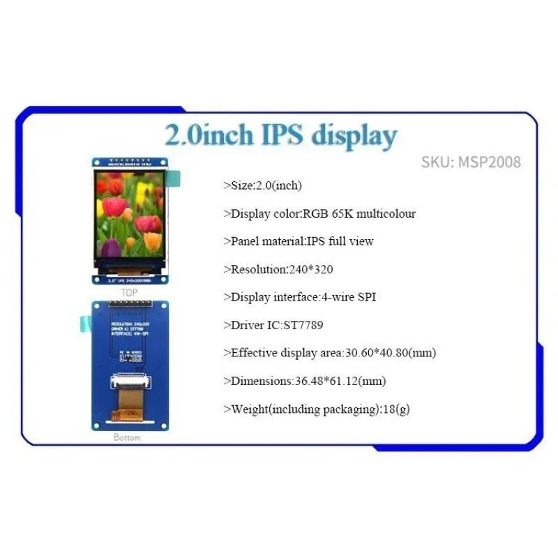 0.96/1.14/1.28/1.3/1.54/1.69/1.9/2.0 Inch IPS TFT LCD OLED Display Module for  Ardunio Raspberry Pi  Stm
