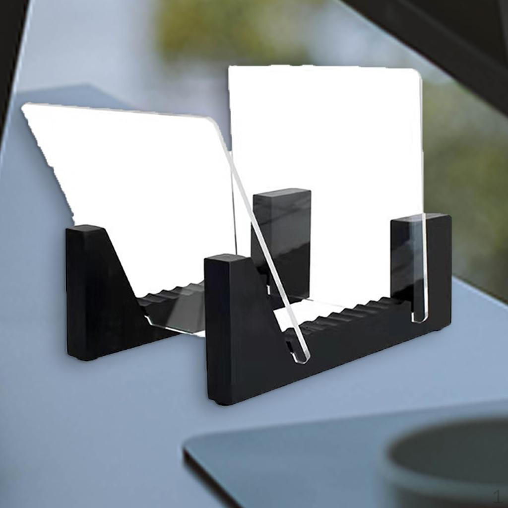 Holder Beech Acrylic Ends Album Collection Stand чёрный