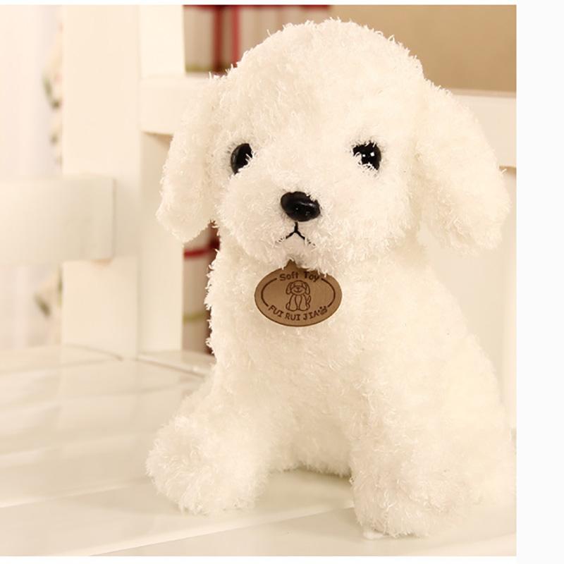 18/25 cm Simulation Dog Poodle Plush Toys Cute Animal Suffed Doll Christmas Gift