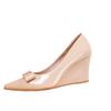 Women's Spring/Autumn Wedge Heel Stilettos - Chic Bow-Accent Versatile Pumps