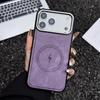 Wireless Charging Magnetic Leather Case For iPhone 17 16 15 14 13 12 11 Pro Max Plus For Magsafe Bumper Shockproof Cover