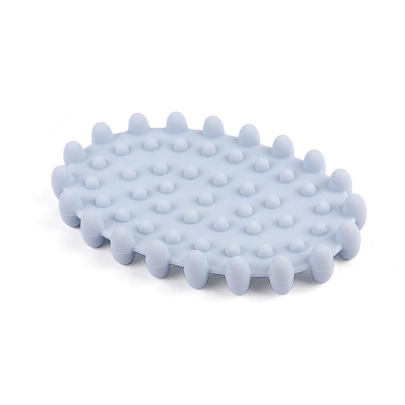 Silicone Soap Dish With Drain, Bar Soap Holder For Shower,Bathroom And Kitchen Sink Organizer,Self Draining Waterfall Soap Tray