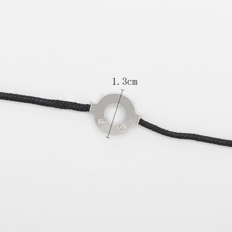 Anime Naruto Akatsuki Uchiha Itachi Three-Ring Necklace Cosplay Accessory