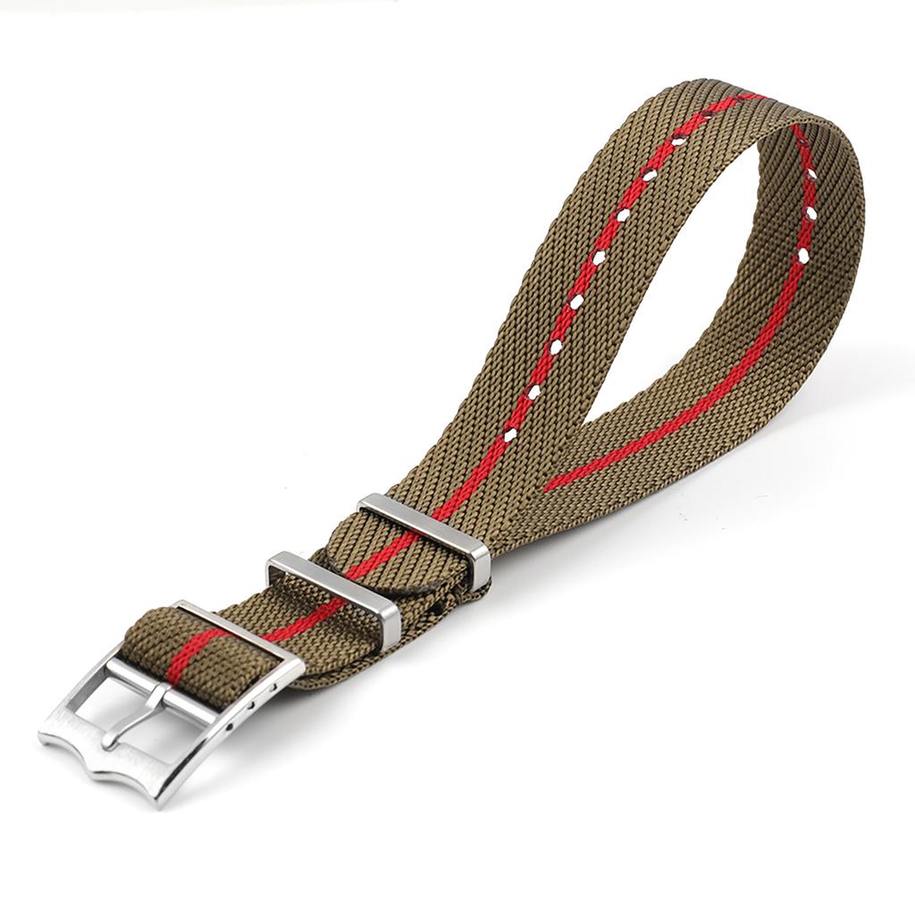 Cinturino Orologio con Cinghie Lunghe 20mm 22mm Tela di Nylon Impermeabile Cinturino Orologio Sportivo di Alta Qualità Cinturino di Ricambio con Fibbia in Acciaio