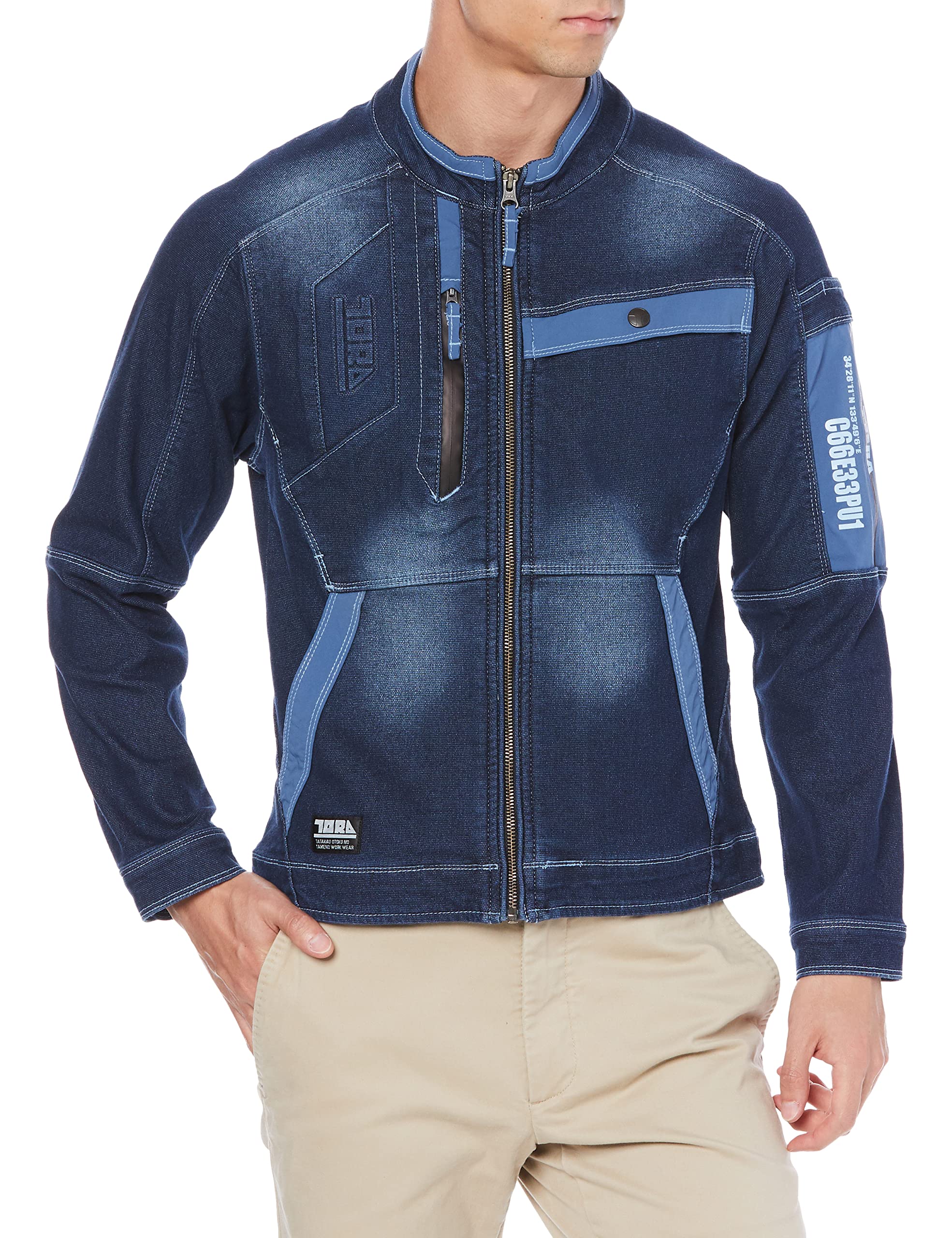 

Toraichi Denim Size Size L Men s Jacket, 8860-124, 4-Con,