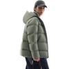 Anta Comfortable Casual Hooded Simple Zipper Down Jacket Men Outerwear Jinglin-Green 952447905-2