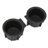 1 Pair Front Center Console Cup Holder Rubber Insert For 2009-2014 Ford F-150
