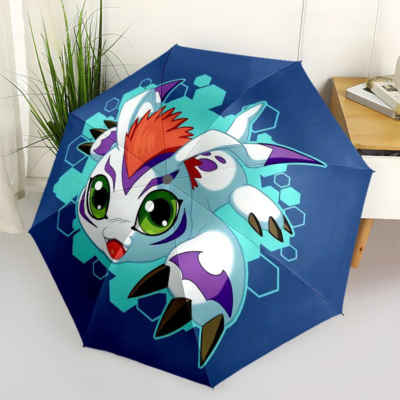 

1pc Digital Pet Character Design Umbrella with Plastic Handle,Suitable for All Seasons Home Travel Outdoor UmbrellaM1130