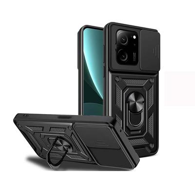 Shockproof Armor Case For Xiaomi Mi 13T 12T 11T Pro Car Holder Phone Cover For Mi 14 13 12 11 Lite Camera Lens Protection Fundas
