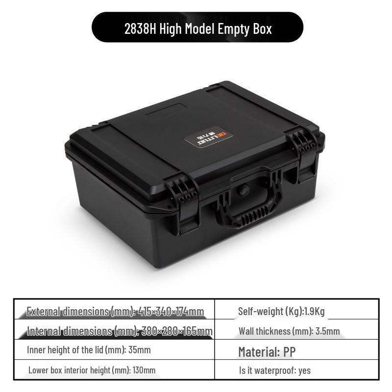 קופסת הגנה מפלסטיק עמידה למים ועמידה בפני זעזועים למצלמה וציוד