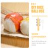 1 Set Rice Ball Mold Stainless Steel Diy Bento Making Tool Kitchen Accessories Portable Practical Cooking Gift
