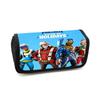 Cute Fortnite Cartoon Flip Pencil Pouch, Unisex Kids Aged 6-14 Portable Printed Stationery Case for School Daily Use
