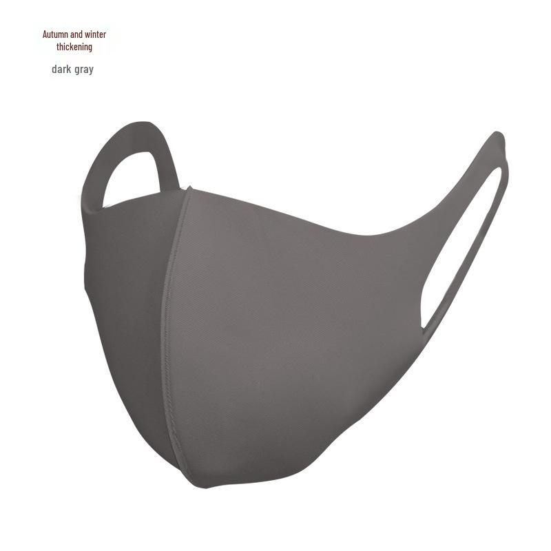 Summer 3D Ice Silk Cycling Mask, Breathable & Fashionable Black for Women