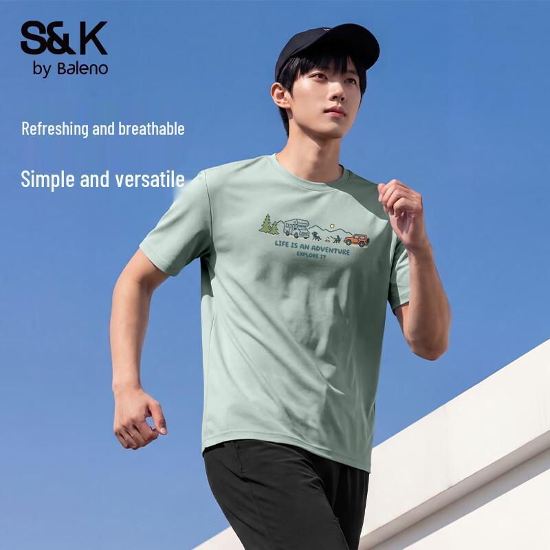 Baleno Men s S&K Series JPB Adventure Print Short Sleeve T-Shirt 4XL