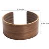 Portable Coffee Cup Walnut Holder Versatile Cover Protector Outdoor Heat-insulation Bottle Sleeve Brown Supply Office