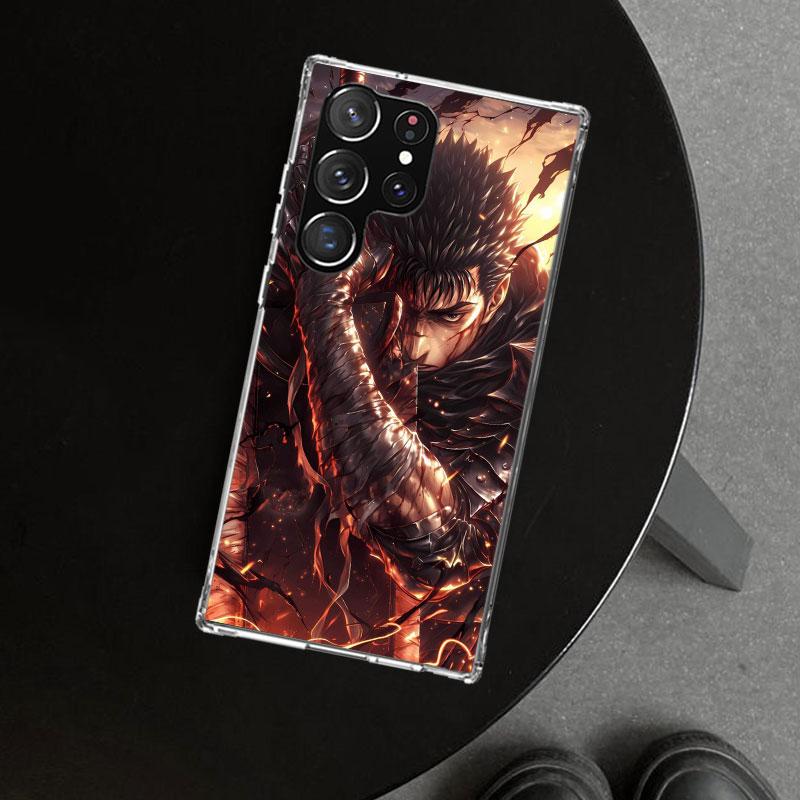 Guts B-Berserks Anime Phone Case Cover for Samsung Galaxy S26 S25 Edge S24 S23 Ultra S22 Plus S21 FE S20 + Art Customized Fundas