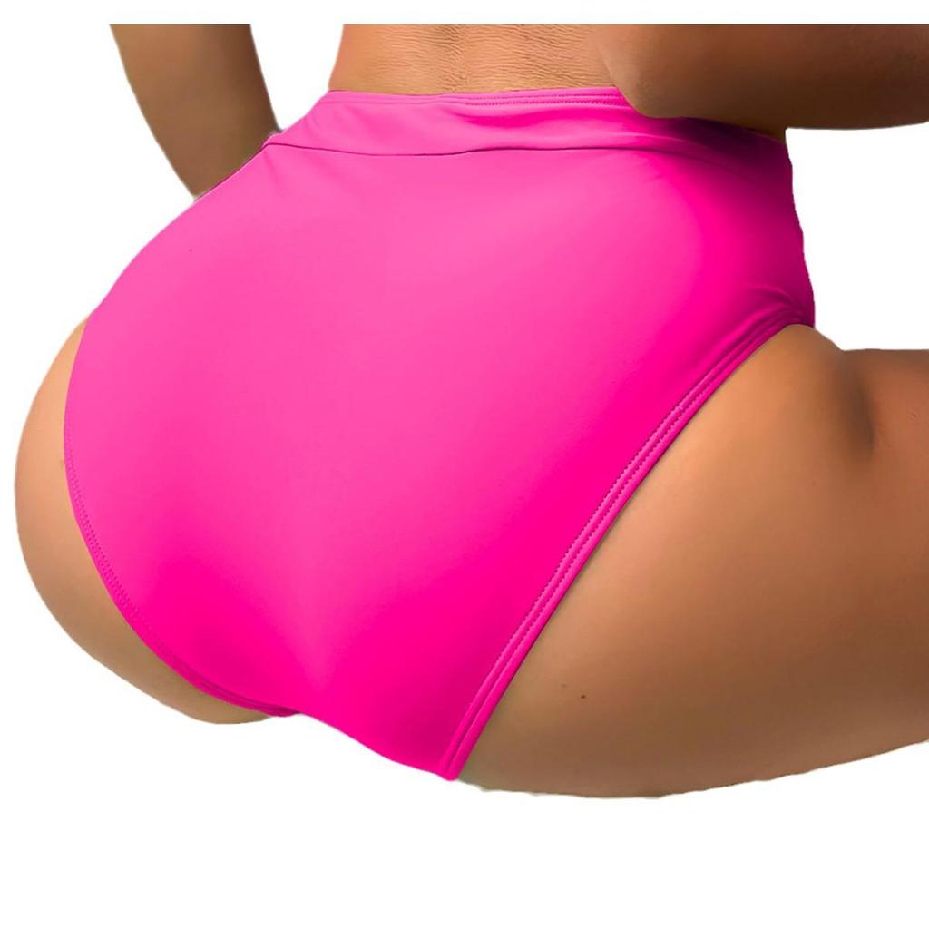 Σέξι Μαγιό Μπικίνι Μονόχρωμο Ευρωπαϊκού & Αμερικανικού Στυλ 2025 με Σορτς για Γυναίκες