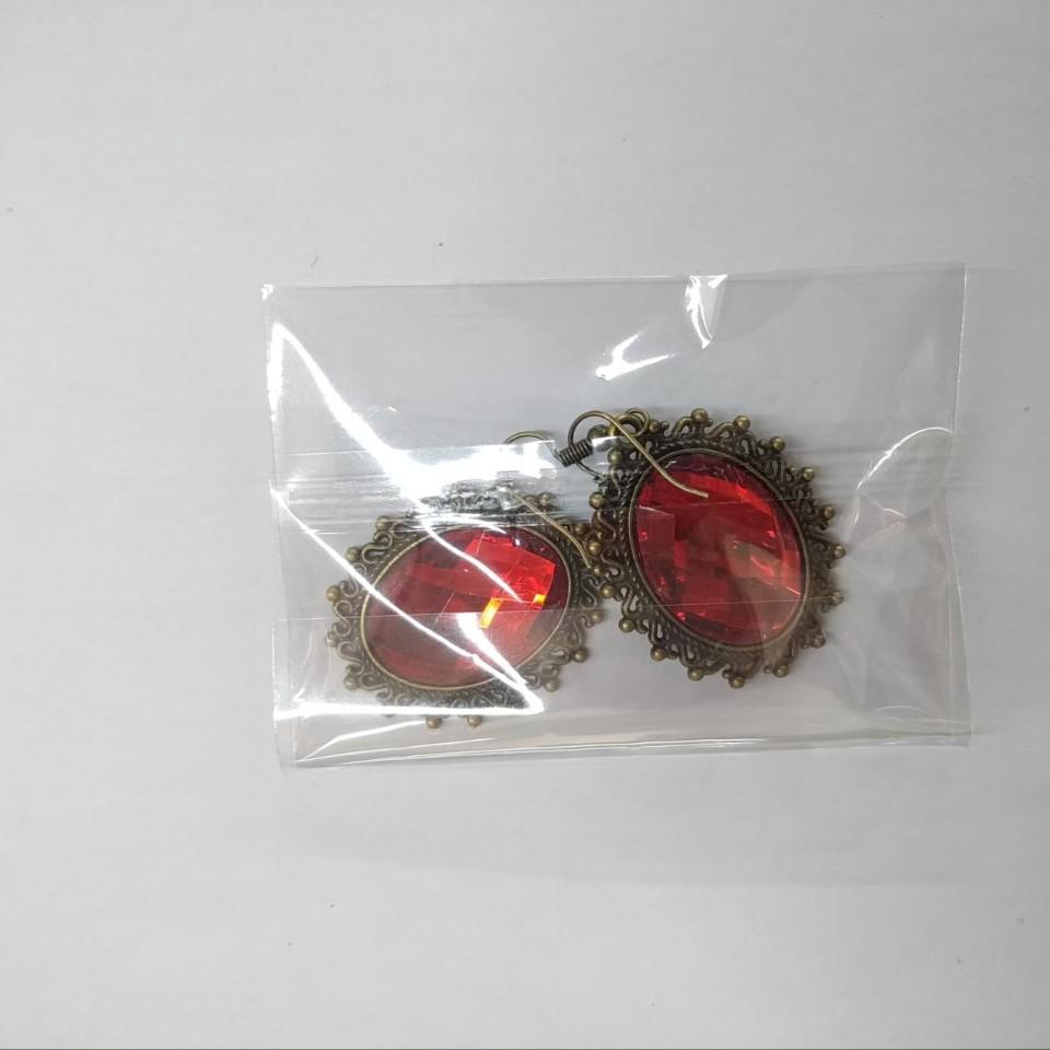 Retro Gothic Totenkopfspitzen-Ohrringe mit Legierungshaken – Europäischer & Amerikanischer Punk-Stil