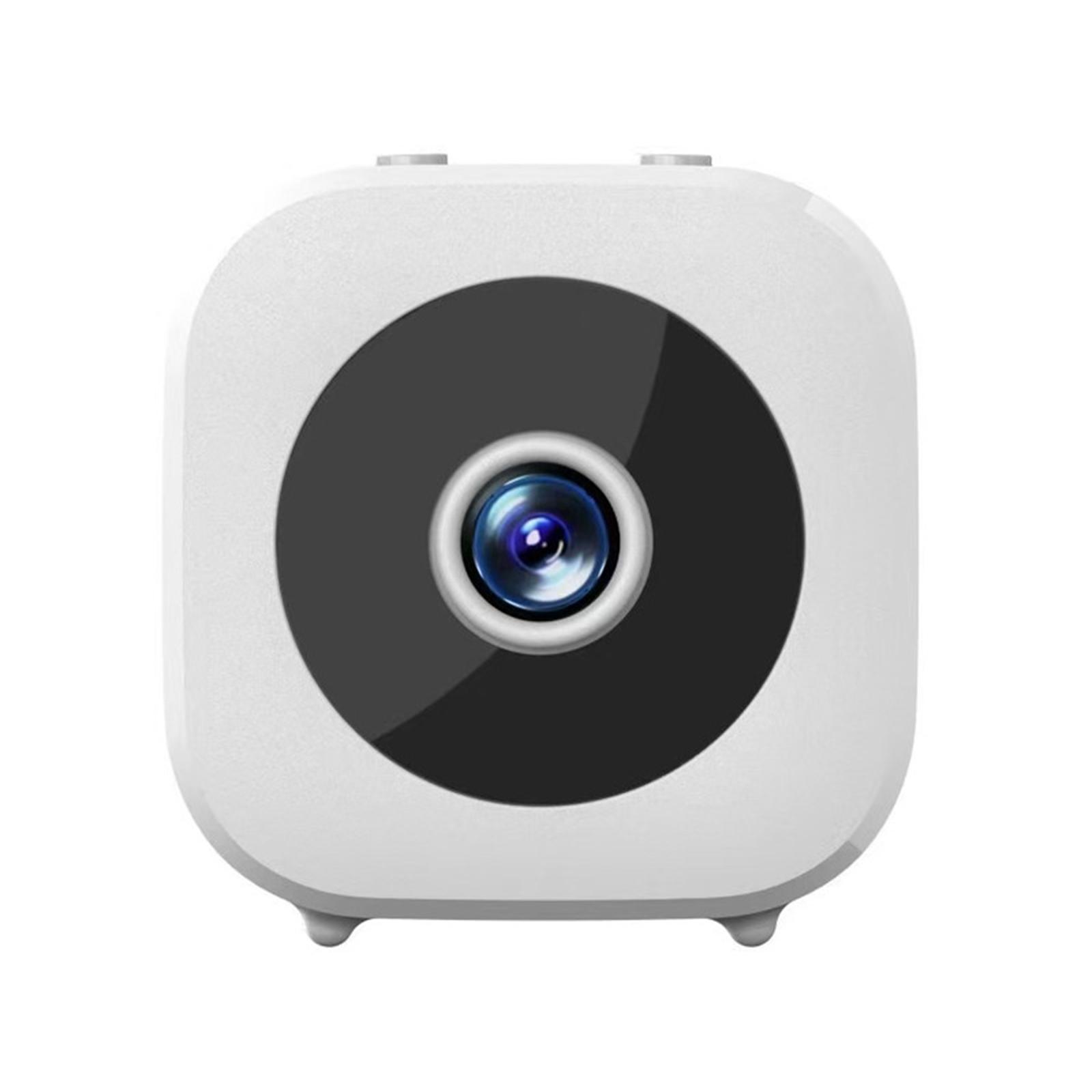 

Smart Wireless Security Camera Rechargeable WiFi Remote Monitoring Recorder Magnetic Small Cam for Patio Porch Indoor білий