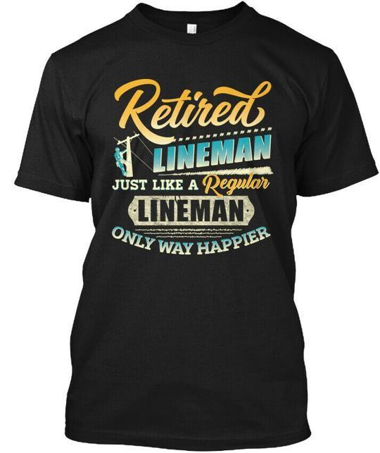 Retired Lineman T-Shirt XXXL