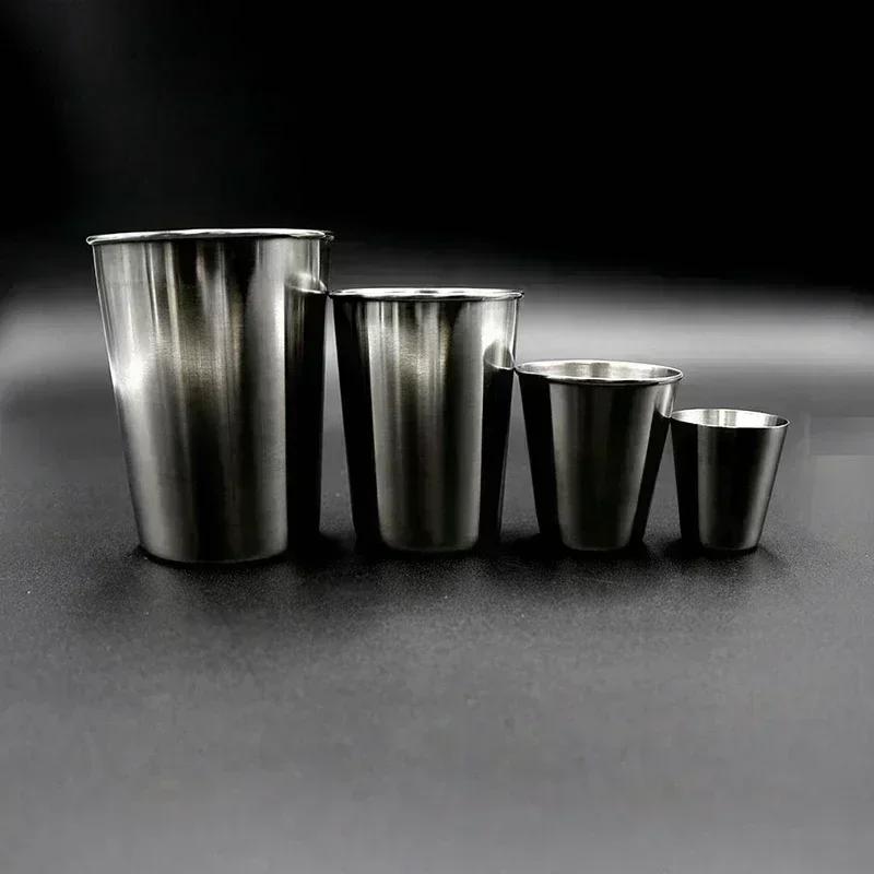 Polished 3070180320ml Stainless Steel Cup for Coffee Cola and Milk Suitable for For bar and Office Use Compact Design